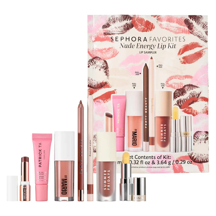 Sephora Favorites 
Nude Energy Lip Kit Makeup Set