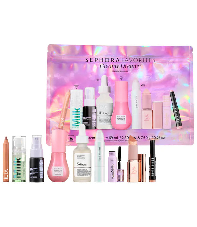 Sephora Favorites 
Gleamy Dreamy Makeup and Skincare Value Set