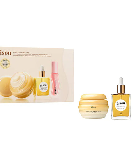 Gisou 
Honey Glow Icons Hair & Lip Set