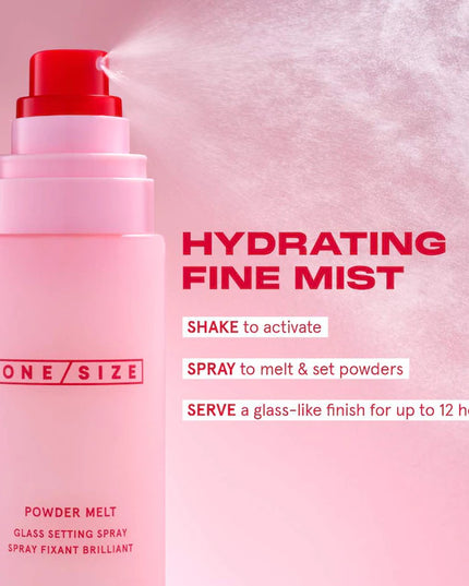 ONE/SIZE by Patrick Starrr Powder Melt Glass Setting Spray