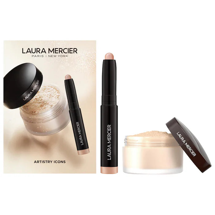 Laura Mercier - Mini Artistry Icons Loose Powder and Eyeshadow Set