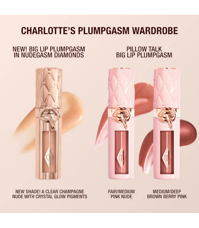 Charlotte Tilbury
Pillow Talk Big Lip Plumpgasm Plumping Lip Gloss