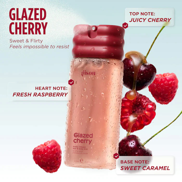Gisou - Glazed Cherry Honey Infused Hair & Body Mist