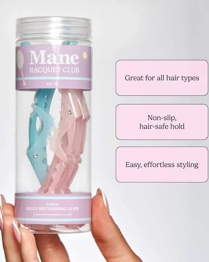 Mane All Grip, No Slip Jelly Alligator Hair Clips