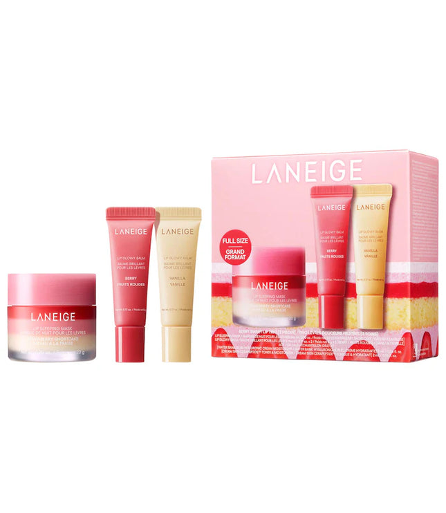 LANEIGE Berry Sweet Lip Treatment Minis Trio Set
