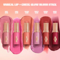Charlotte Tilbury - Unreal Lip + Cheek Glow Blush Stick with Hyaluronic Acid