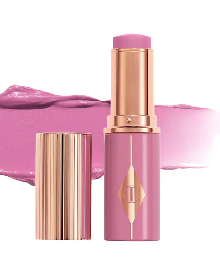 Charlotte Tilbury Unreal Lip + Cheek Glow Blush Stick with Hyaluronic Acid