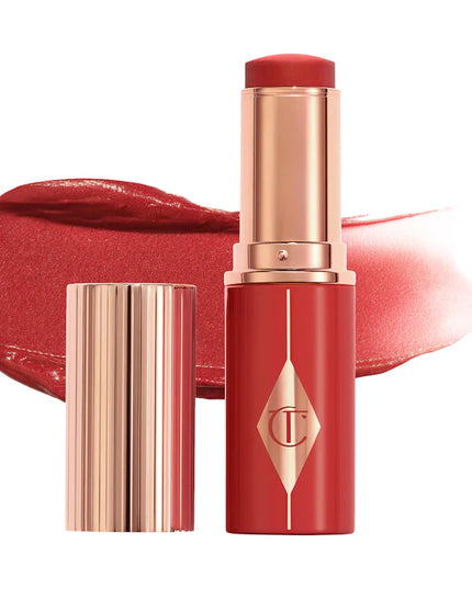 Charlotte Tilbury Unreal Lip + Cheek Glow Blush Stick with Hyaluronic Acid