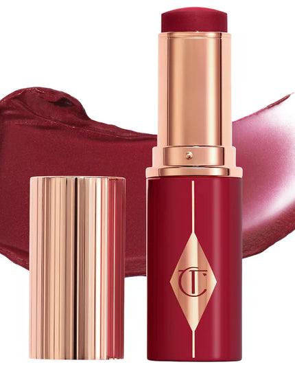 Charlotte Tilbury Unreal Lip + Cheek Glow Blush Stick with Hyaluronic Acid