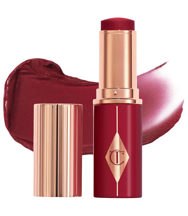Charlotte Tilbury Unreal Lip + Cheek Glow Blush Stick with Hyaluronic Acid