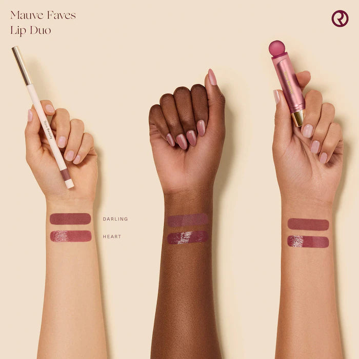 Rare Beauty by Selena Gomez 
Mauve Faves Lip Duo Makeup Gift Set