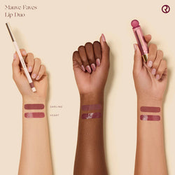 Rare Beauty by Selena Gomez 
Mauve Faves Lip Duo Makeup Gift Set