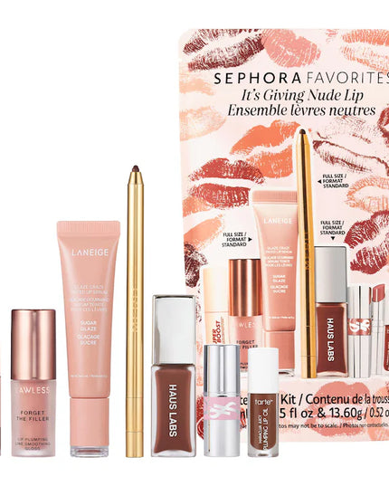 Sephora Favorites It's Giving Nude Lip Makeup Value Set