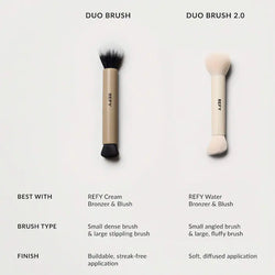 REFY Duo Brush 2.0 for Liquid Blush and Bronzer