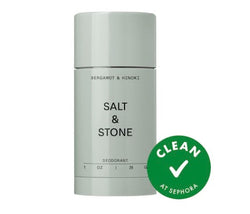Mini Salt & Stone 
Bergamot & Hinoki Extra-Strength Aluminum-Free Deodorant