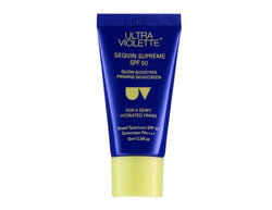 Mini Ultra Violette Sequin Supreme SPF 50 Glow-boosting Facial Sunscreen Moisturizer and Primer