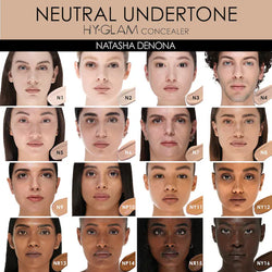 NATASHA DENONA - Hy-Glam Brightening & Hydrating Medium to Full Coverage Crease Proof Serum Concealer