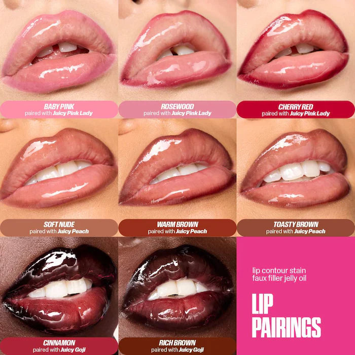 HUDA BEAUTY - Faux Filler Ultra-Hydrating Tinted Jelly Lip Oil