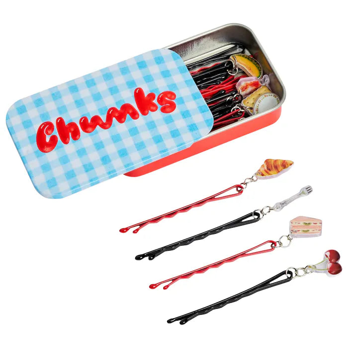 Chunks Picnic Hair Bobby Pins with Charms