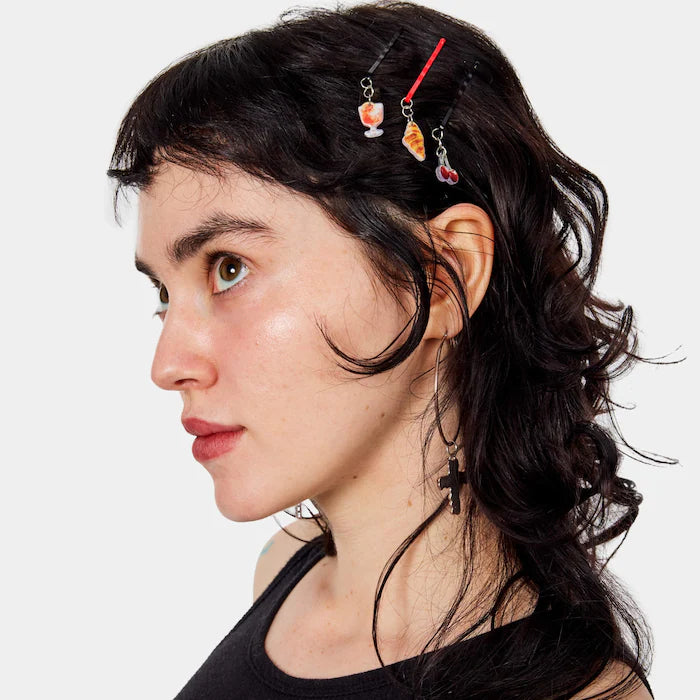 Chunks Picnic Hair Bobby Pins with Charms