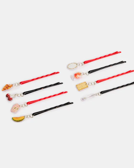 Chunks Picnic Hair Bobby Pins with Charms