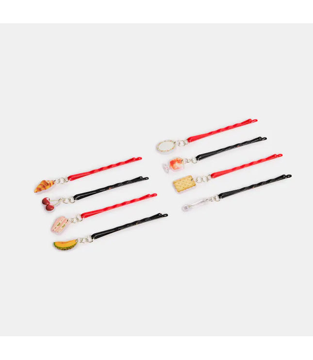 Chunks Picnic Hair Bobby Pins with Charms