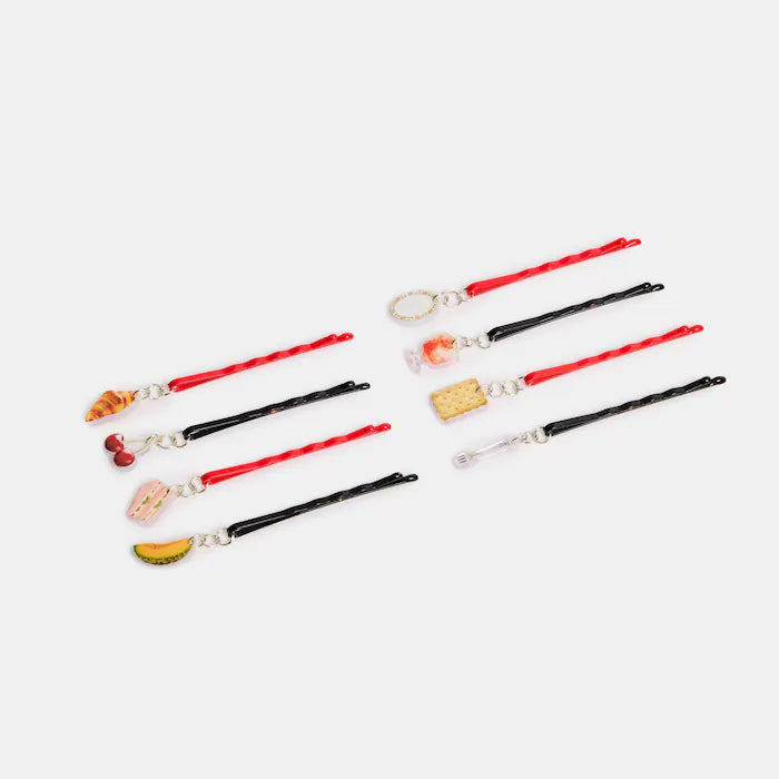 Chunks Picnic Hair Bobby Pins with Charms