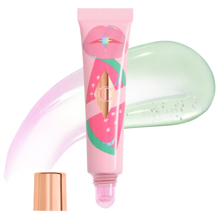 Charlotte Tilbury 
Unreal Lips Healthy Glow Nectar Lip Oil with Hyaluronic Acid and Vitamin E