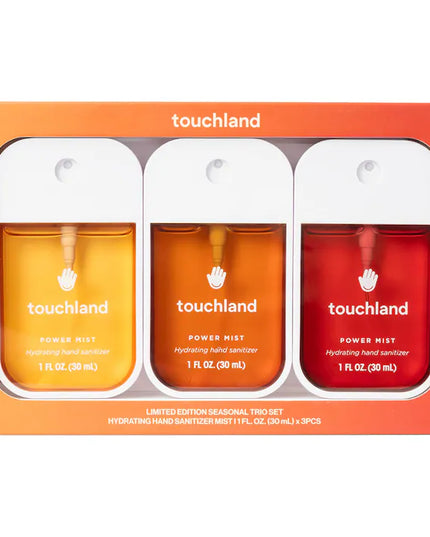 Touchland Limited Edition Power Mist Hydrating Hand Sanitizer Seasonal Trio Set