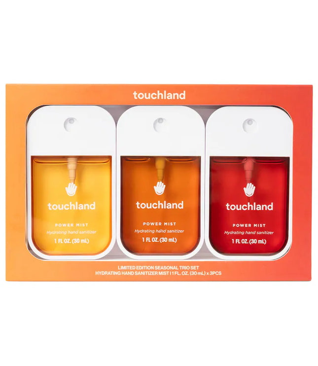 Touchland Limited Edition Power Mist Hydrating Hand Sanitizer Seasonal Trio Set