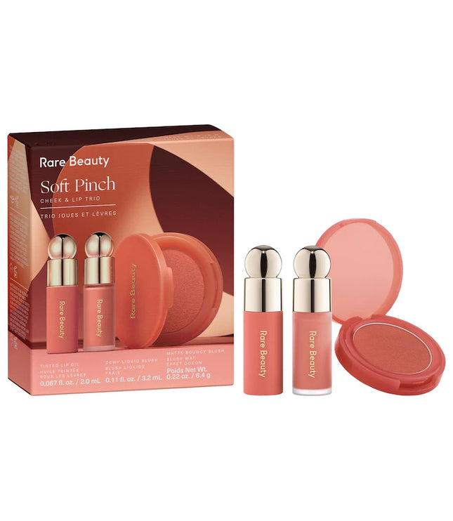Rare Beauty by Selena Gomez 
Soft Pinch Cheek & Lip Trio Makeup Gift Set