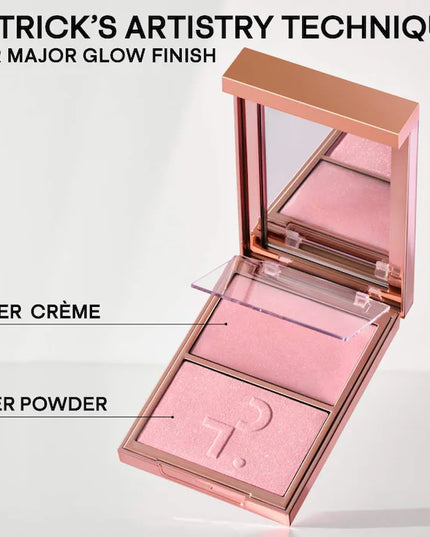 Patrick Ta Major Glow Crème & Powder Light Reflecting Translucent Highlighter Duo