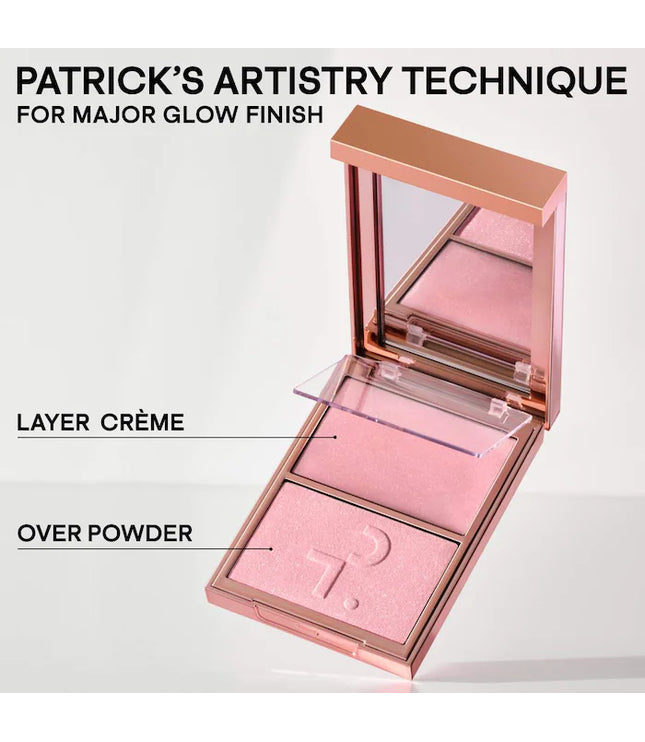 Patrick Ta Major Glow Crème & Powder Light Reflecting Translucent Highlighter Duo
