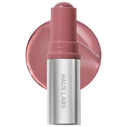 HAUS LABS -  Color Fuse Longwear Hydrating Glassy Lip + Cheek Blush Balm Stick