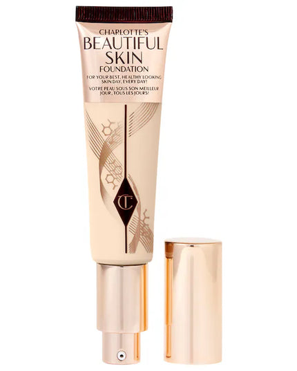 Charlotte Tilbury Beautiful Skin Medium Coverage Liquid Foundation with Hyaluronic Acid