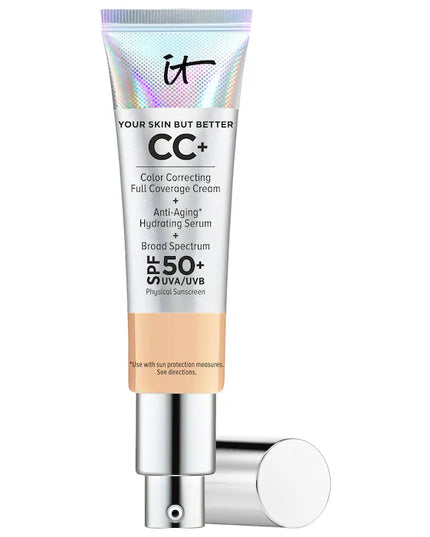 IT Cosmetics CC+ Cream Full Coverage Color Correcting Foundation with SPF 50+