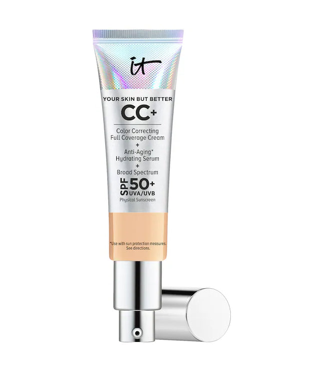 IT Cosmetics CC+ Cream Full Coverage Color Correcting Foundation with SPF 50+