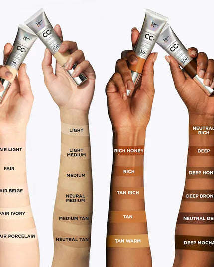 IT Cosmetics CC+ Cream Full Coverage Color Correcting Foundation with SPF 50+