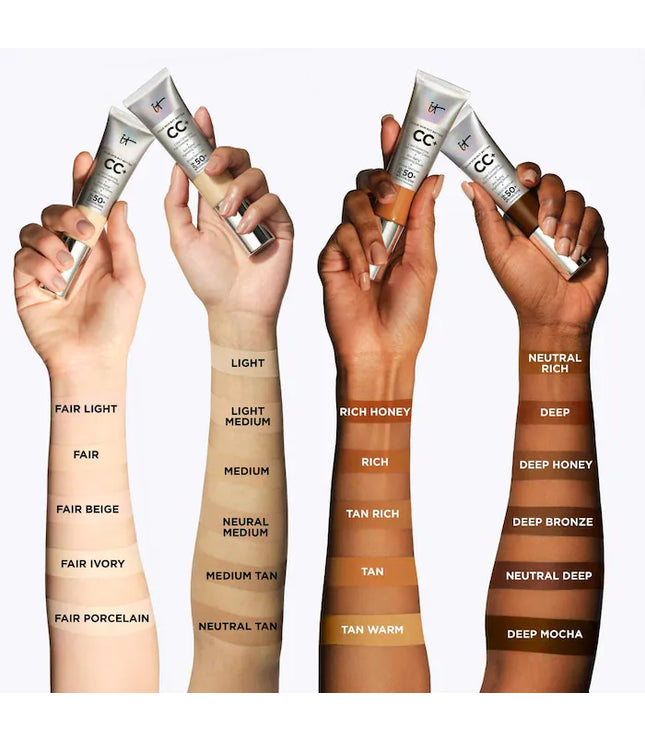 IT Cosmetics CC+ Cream Full Coverage Color Correcting Foundation with SPF 50+