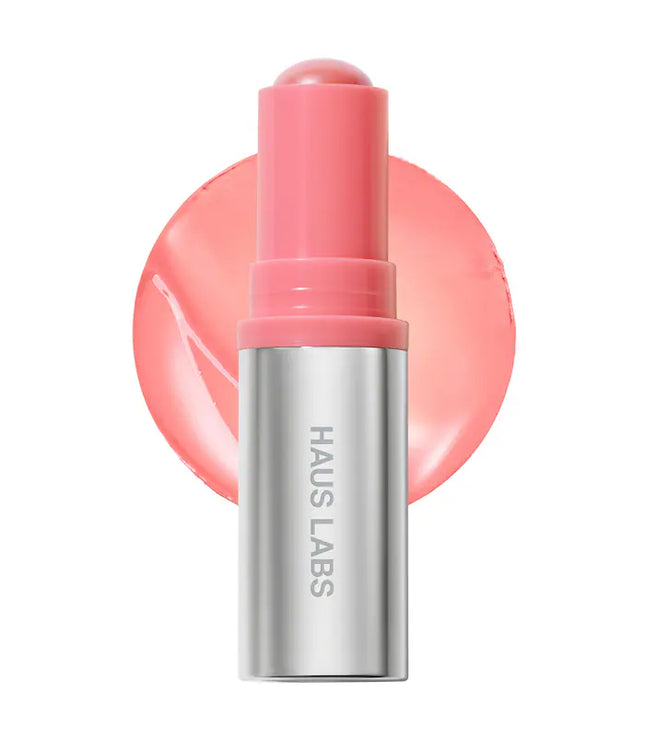 HAUS LABS Color Fuse Longwear Hydrating Glassy Lip + Cheek Blush Balm Stick