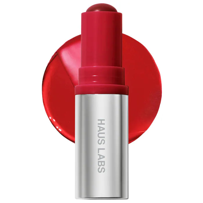 HAUS LABS -  Color Fuse Longwear Hydrating Glassy Lip + Cheek Blush Balm Stick