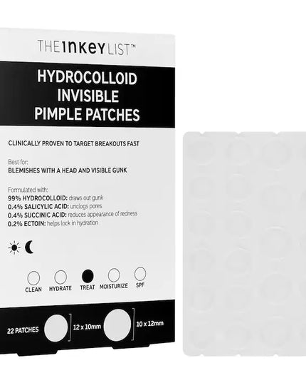 The INKEY List Hydrocolloid Invisible Pimple Patches