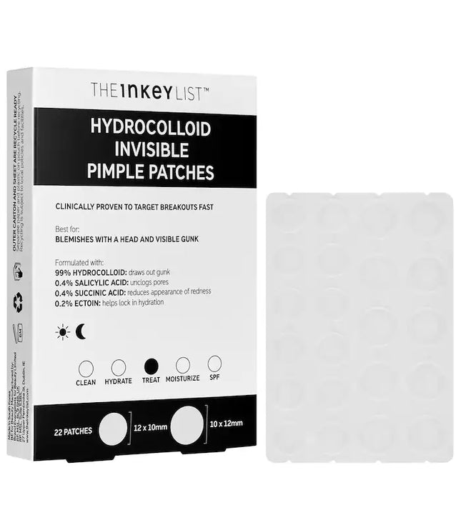 The INKEY List Hydrocolloid Invisible Pimple Patches