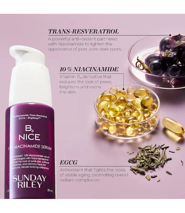 Sunday Riley B3 Nice 10% Niacinamide Serum 30ml