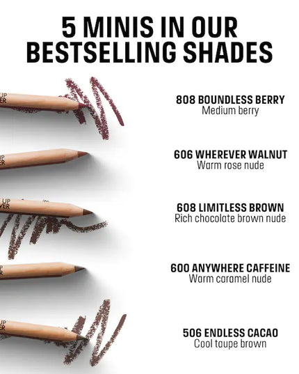 MAKE UP FOR EVER 
Mini Artist Color Lip Pencils Set