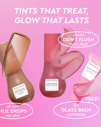 Glow Recipe Best of Glow Hues - Tinted Serum, Cheek & Lip Gift Set