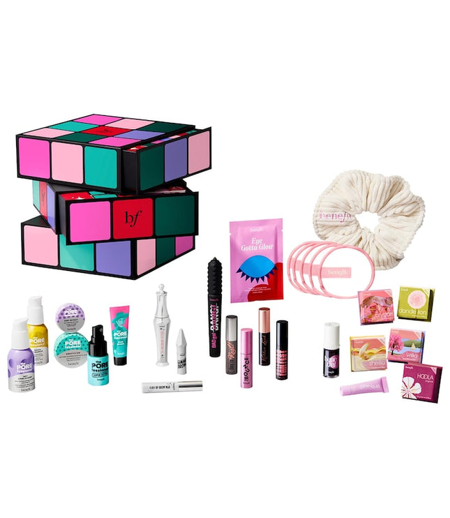 Benefit Cosmetics Glam Cube 24-Day Makeup Advent Calendar Gift Set