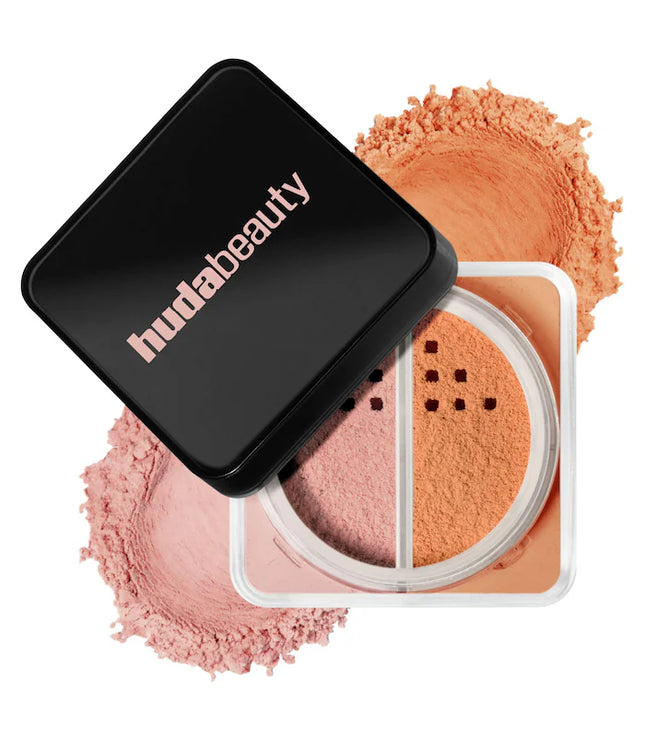 HUDA BEAUTY Easy Bake Loose Powder Brightening + Correcting Duo