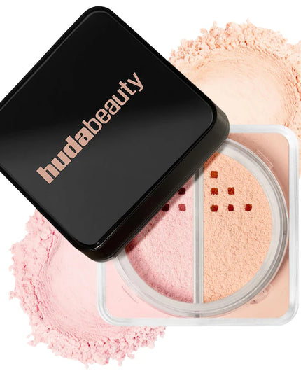 HUDA BEAUTY Easy Bake Loose Powder Brightening + Correcting Duo