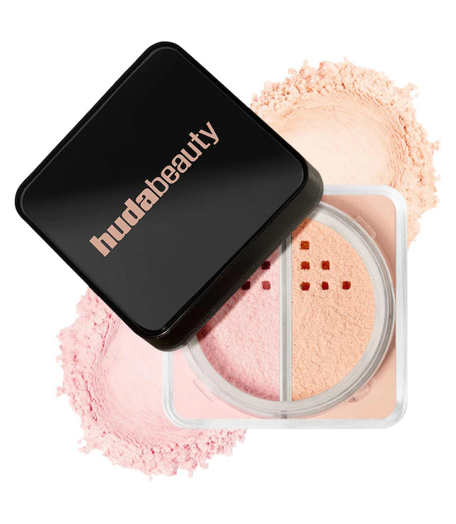 HUDA BEAUTY Easy Bake Loose Powder Brightening + Correcting Duo